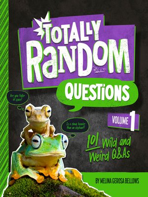 cover image of Totally Random Questions, Volume 1
